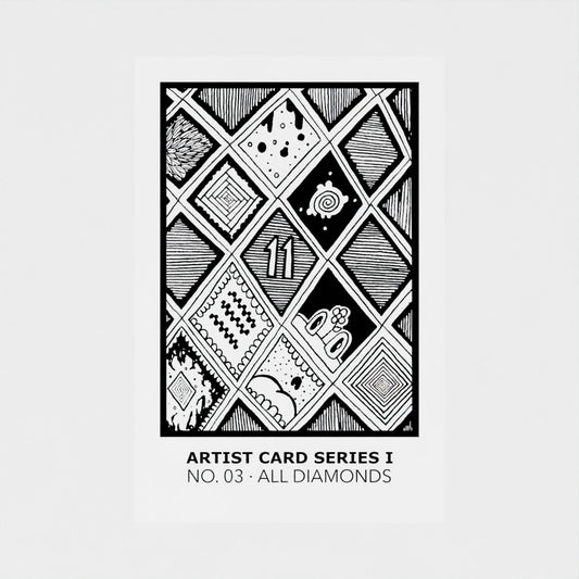 No. 3 All Diamonds Print
